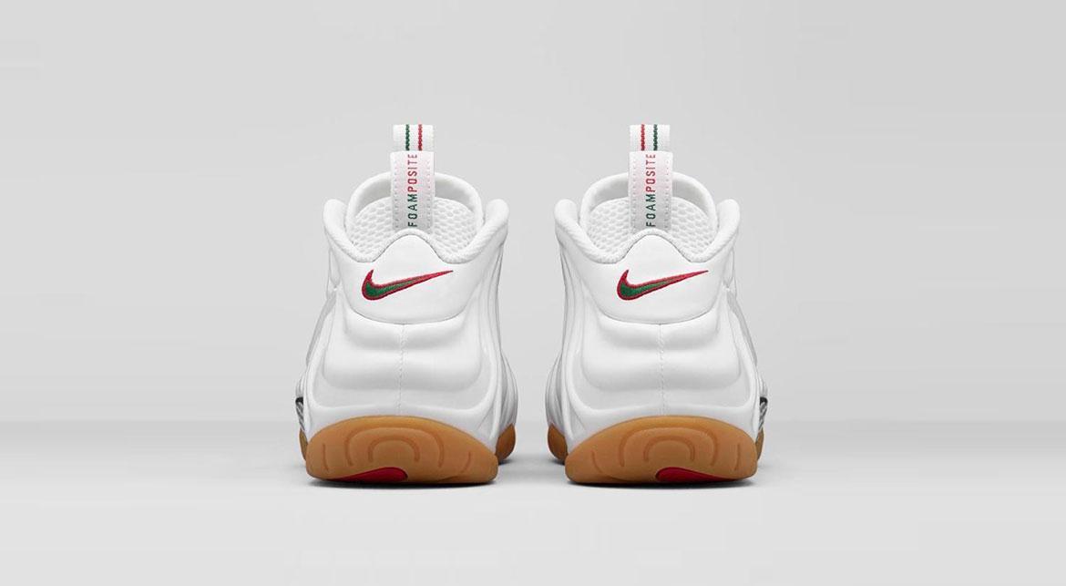 Nike foamposite gucci white hotsell